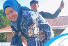 Hj Risca Priba Ayu Tinjau Taman Inflansi